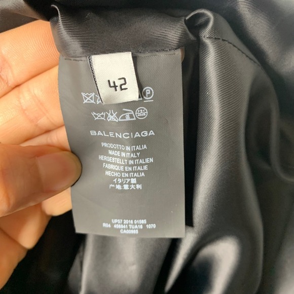 Balenciaga Striped black avant garde quiet luxury shift Dress minimalist size 42 - Picture 6 of 8